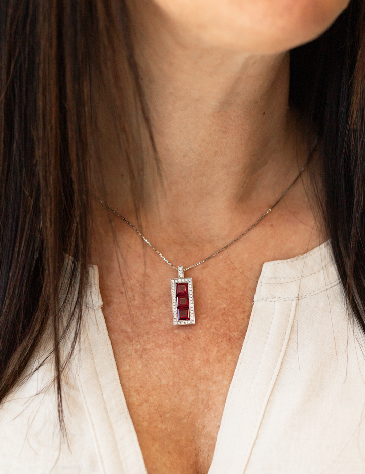 Estate Colored Stone Necklace