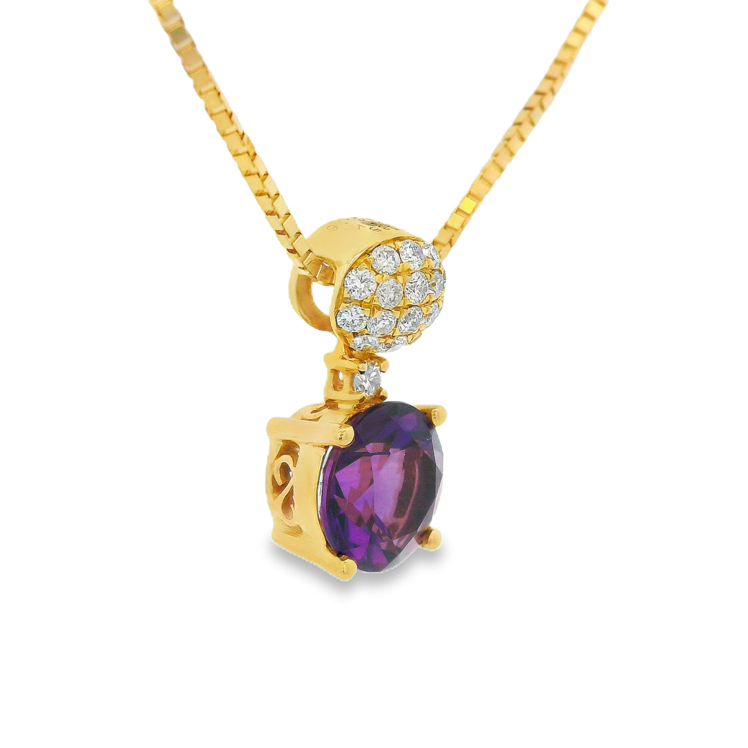Estate Colored Stone Necklace