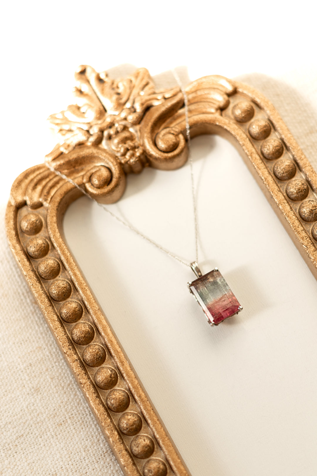Estate Colored Stone Necklace
