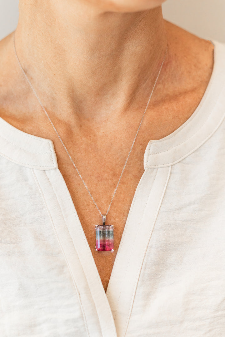 Estate Colored Stone Necklace