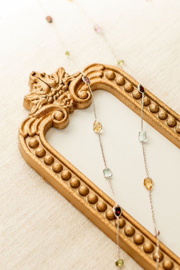 Estate Colored Stone Necklace