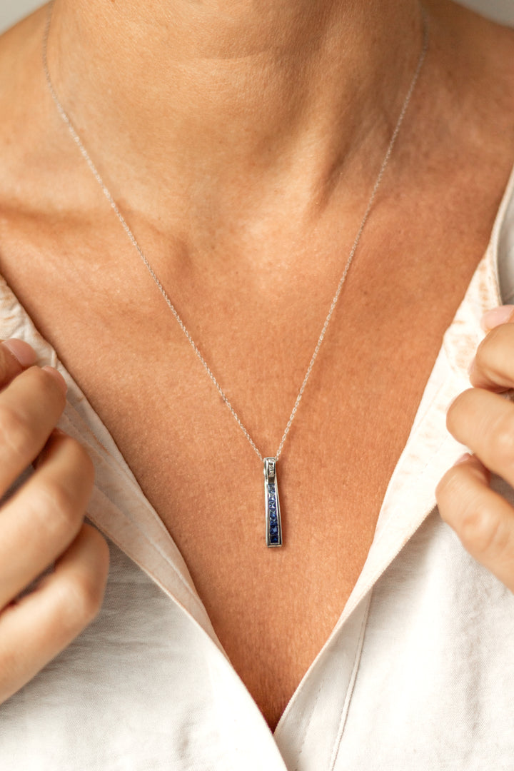 Estate Colored Stone Necklace