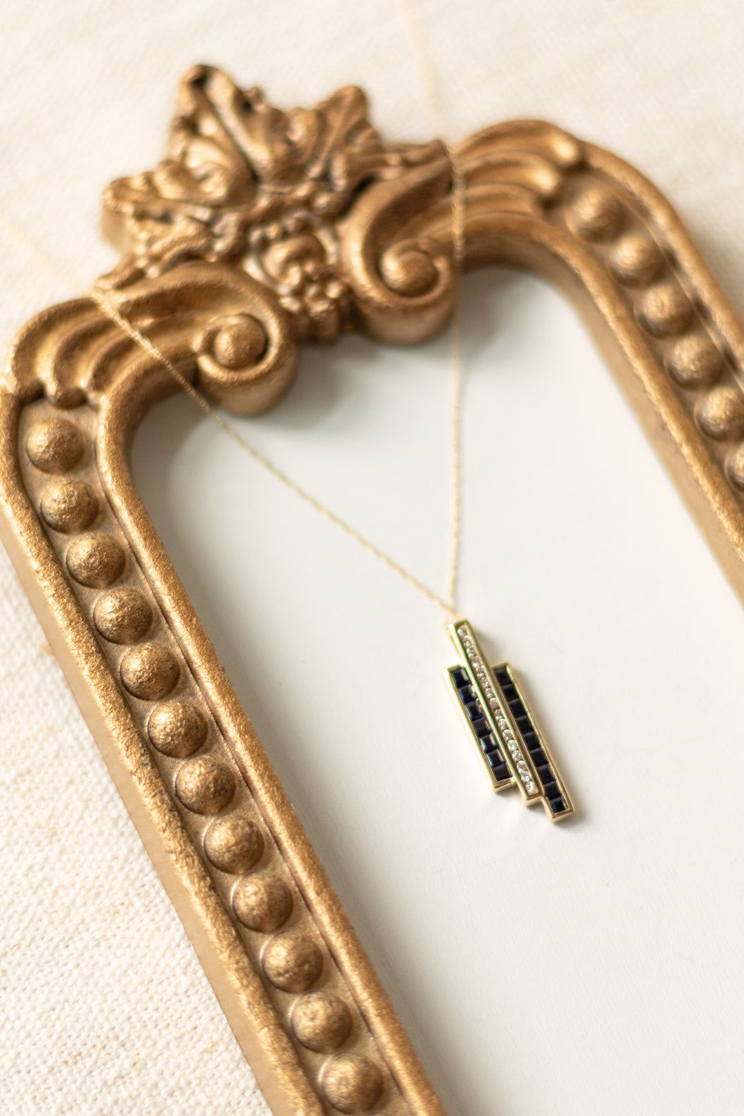Estate Colored Stone Necklace