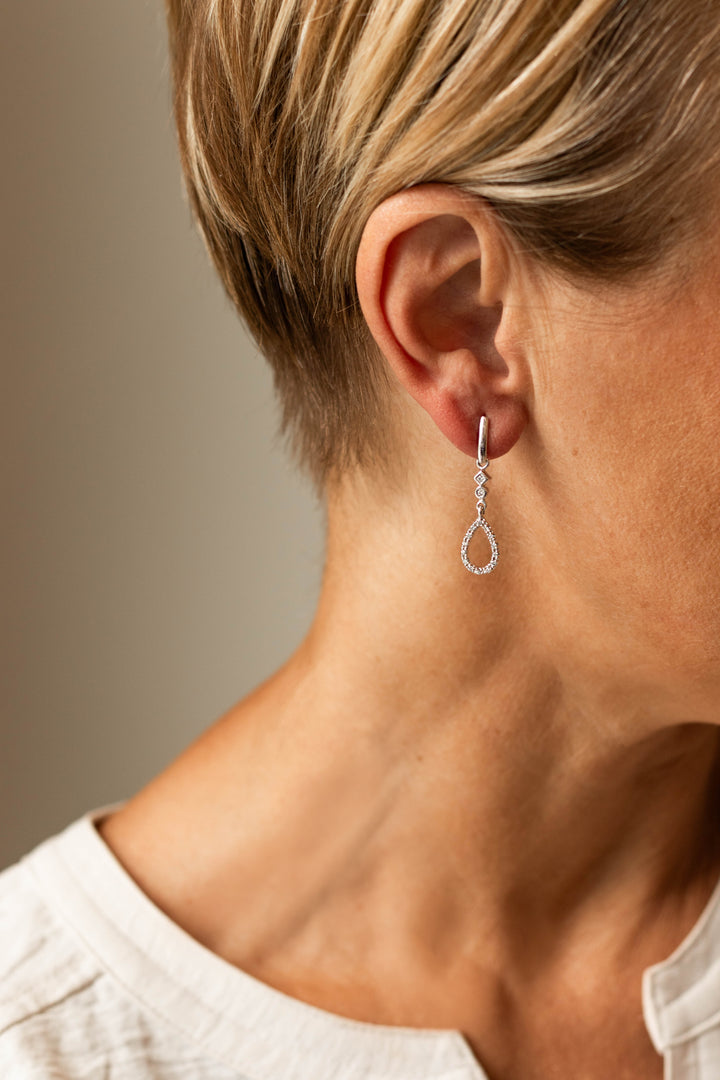 Estate Diamond Earrings