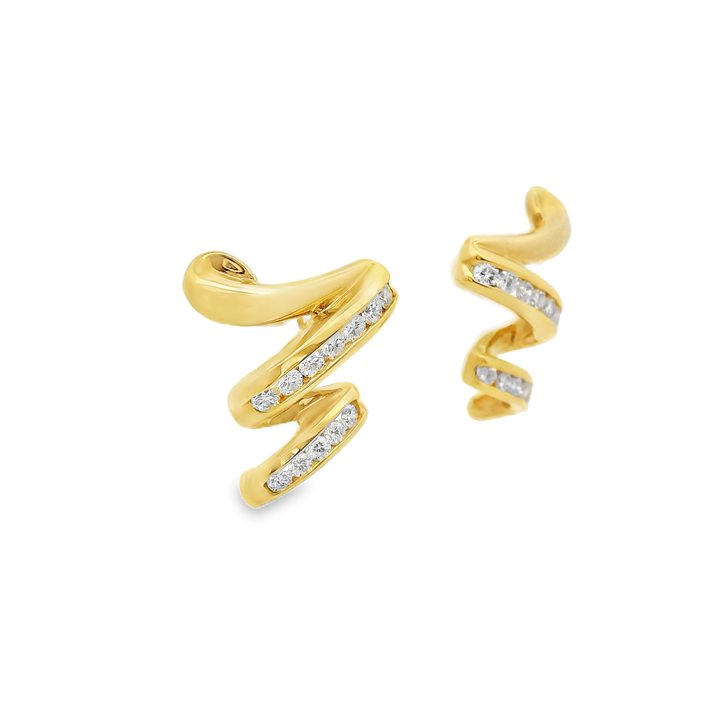 Estate Diamond Earrings