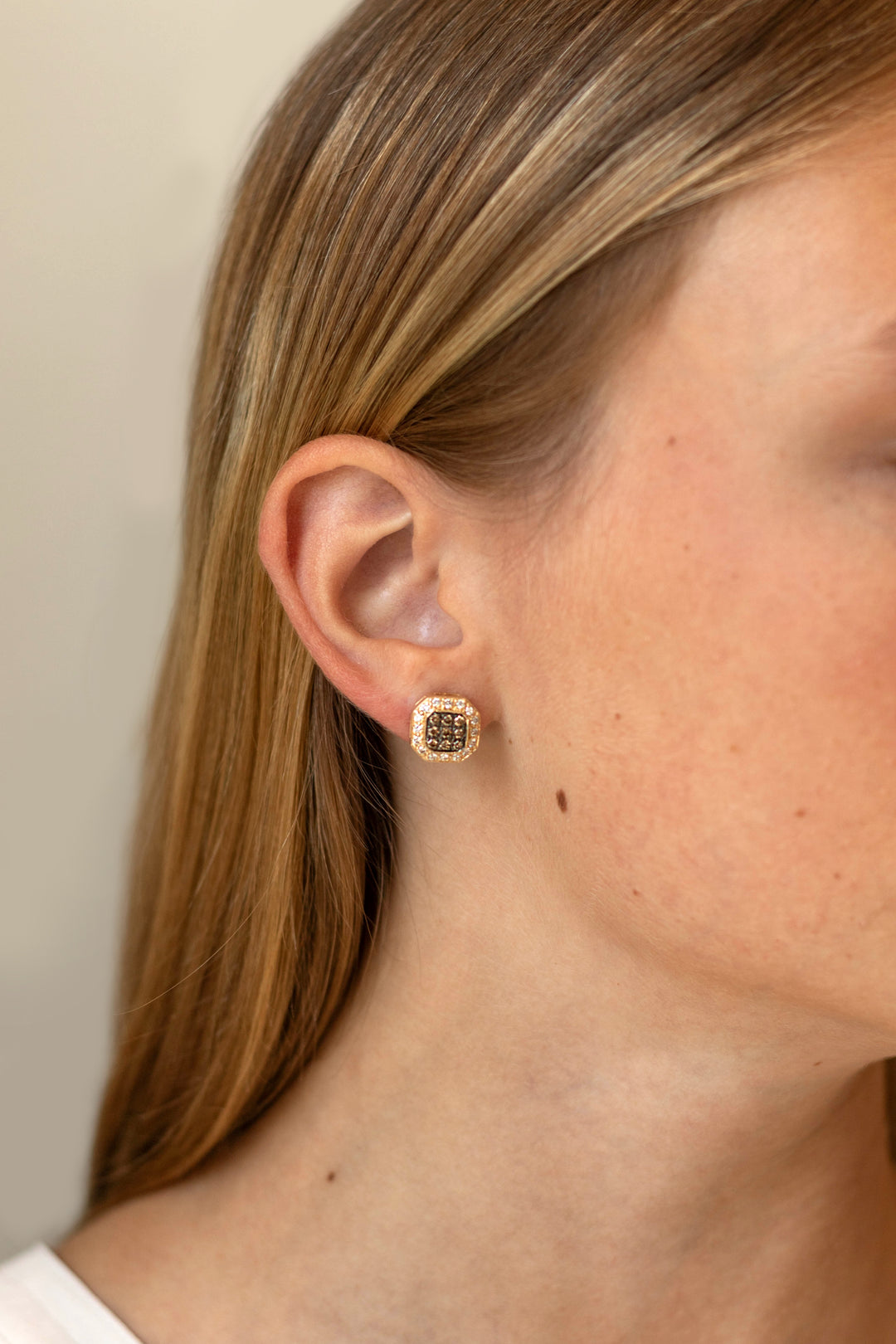 Estate Diamond Earrings