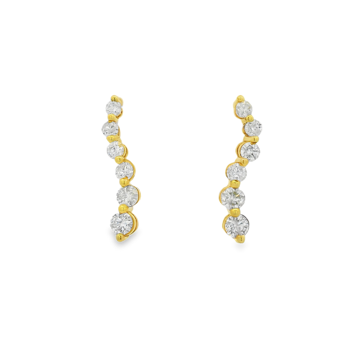 Estate Diamond Earrings