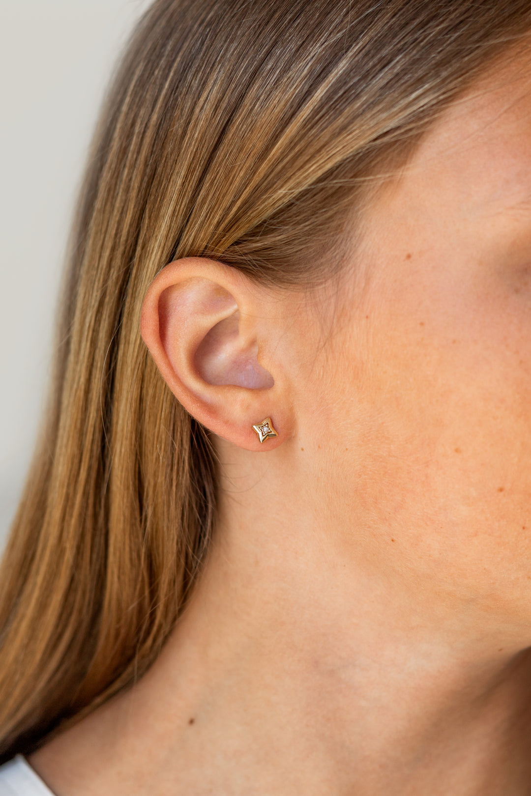 Estate Diamond Earrings