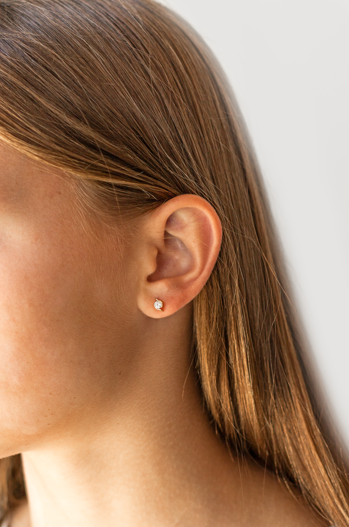 Estate Diamond Earrings