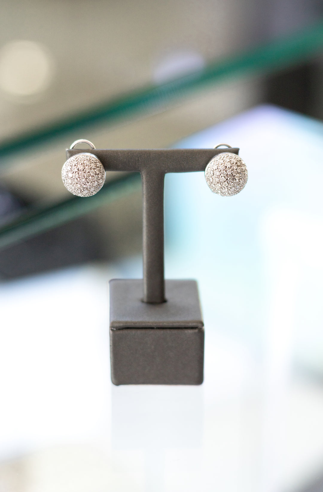 Estate Diamond Earrings