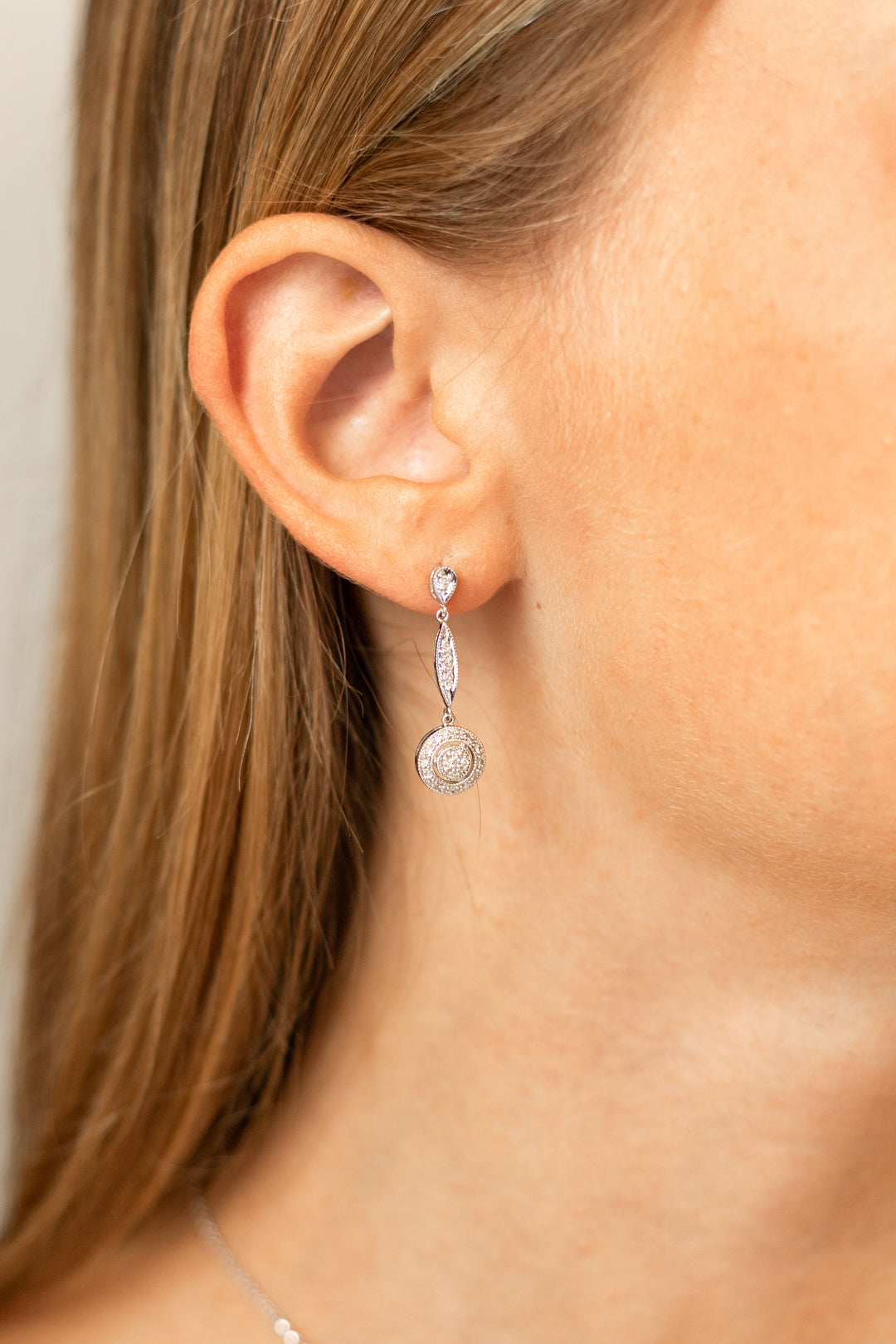Estate Diamond Earrings