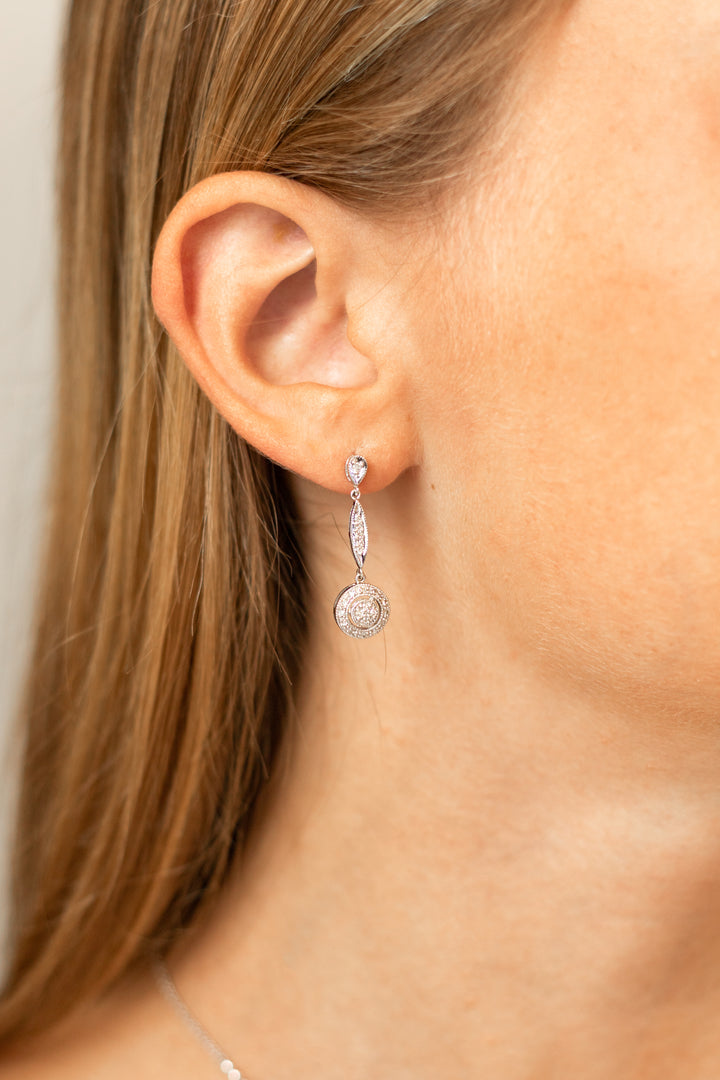 Estate Diamond Earrings