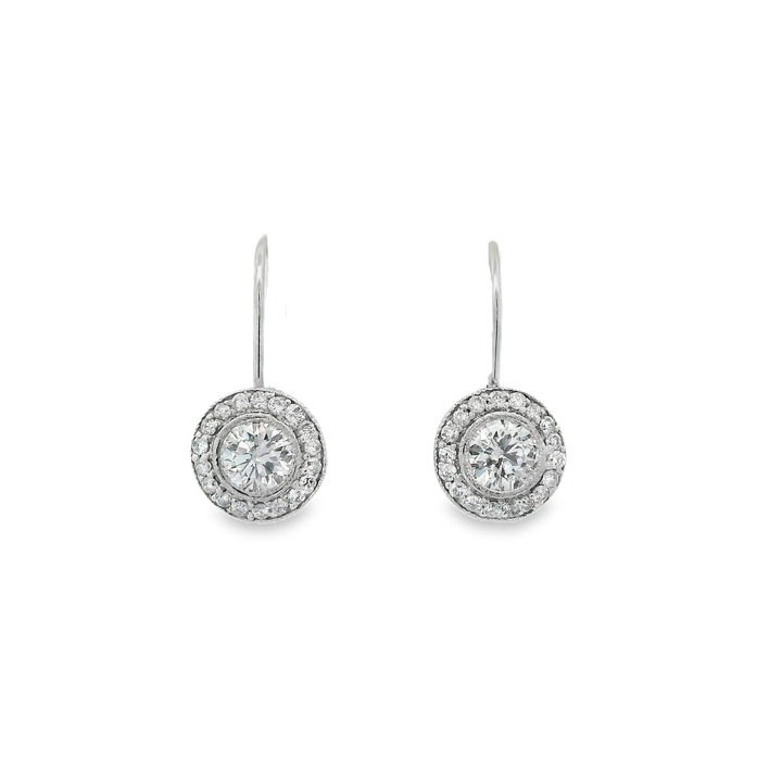 Estate Diamond Earrings