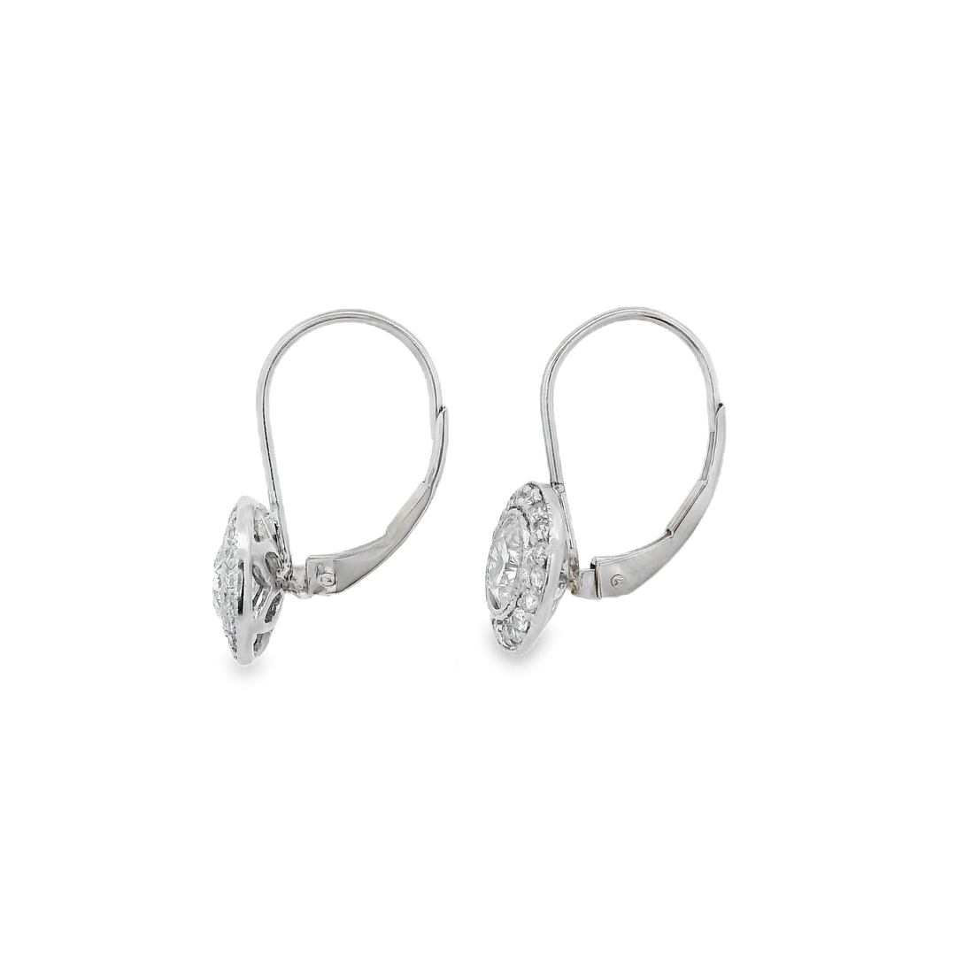 Estate Diamond Earrings