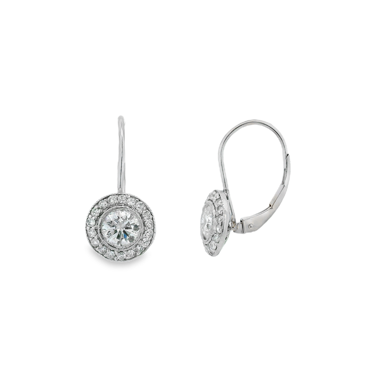 Estate Diamond Earrings