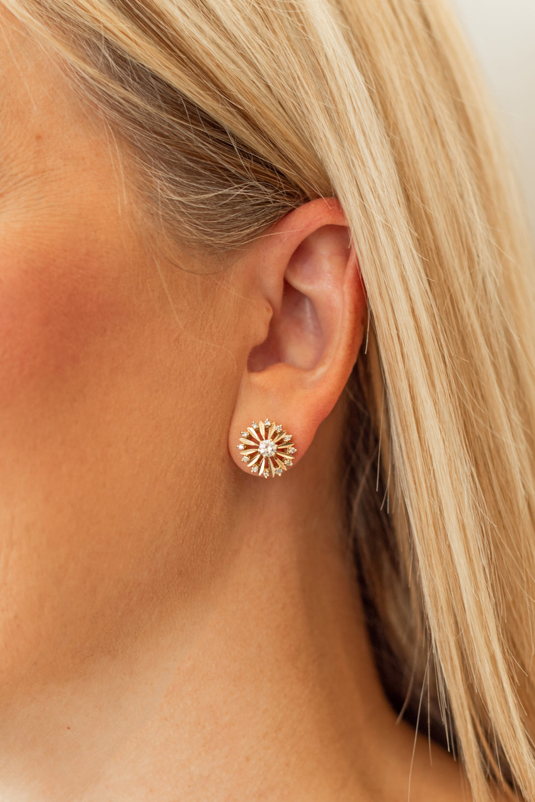Estate Diamond Earrings