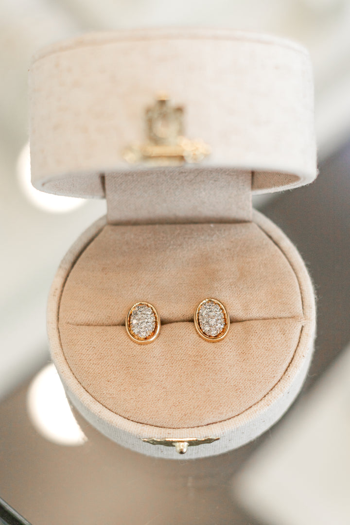 Estate Diamond Earrings
