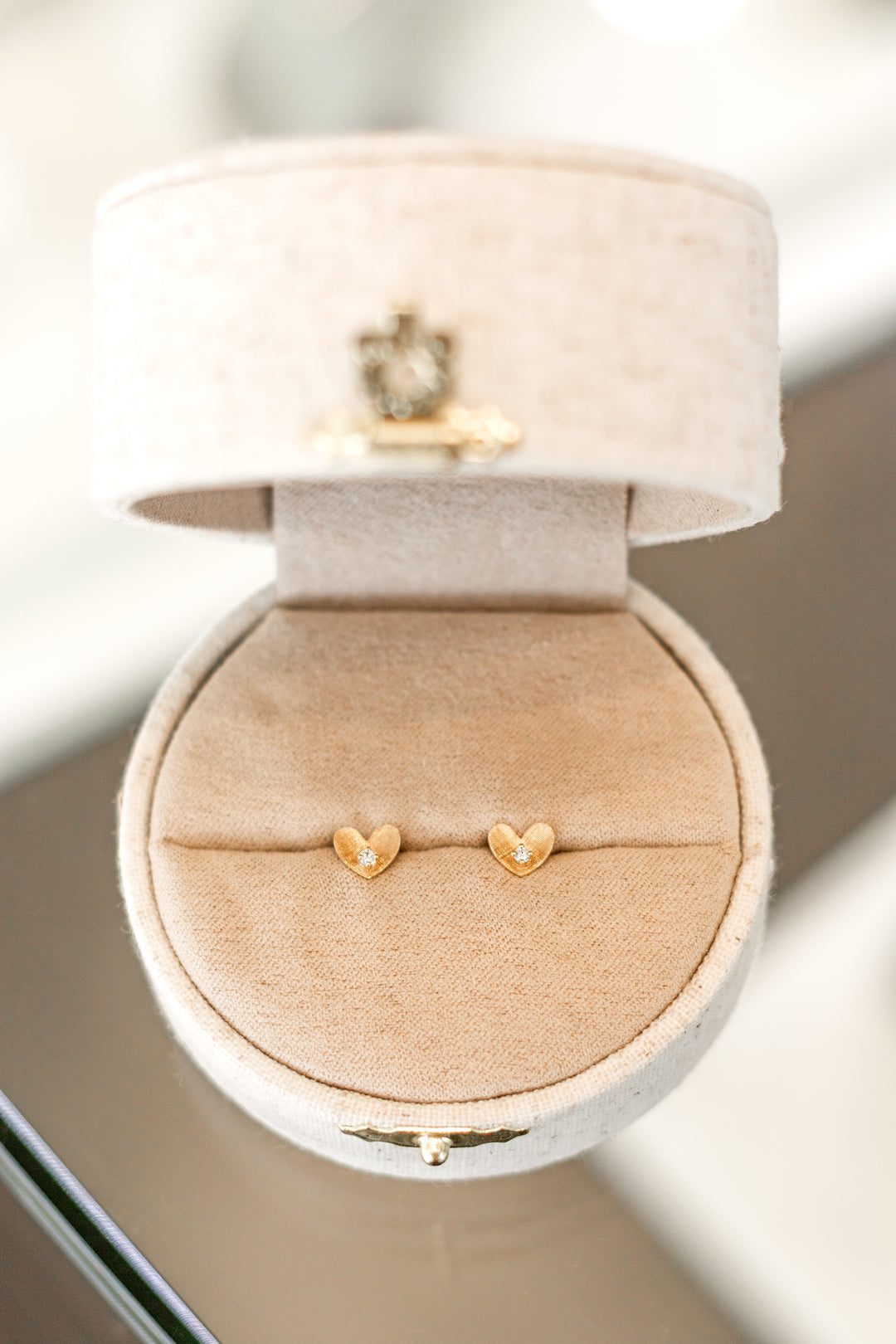 Estate Diamond Earrings