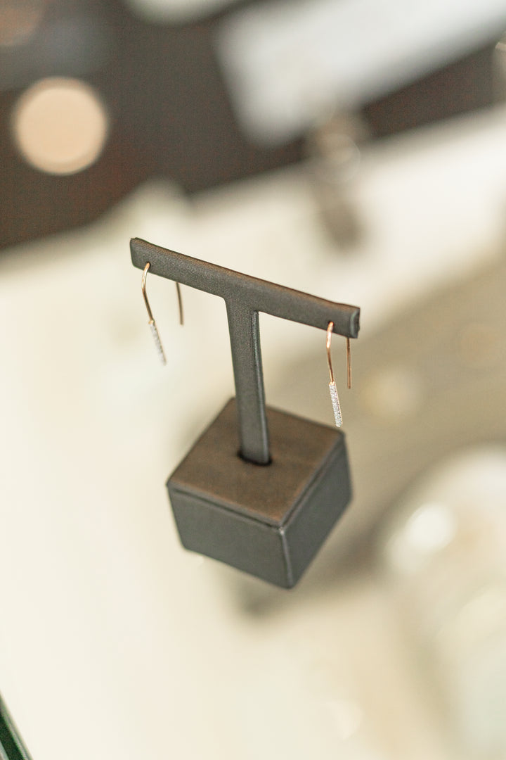 Estate Diamond Earrings