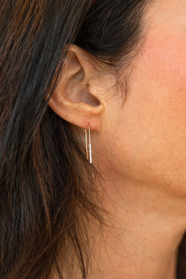 Estate Diamond Earrings
