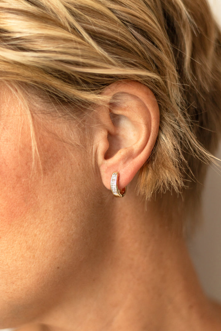 Estate Diamond Earrings