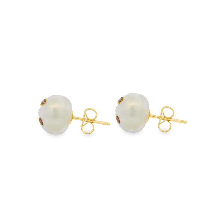 Estate Colored Stone Earrings
