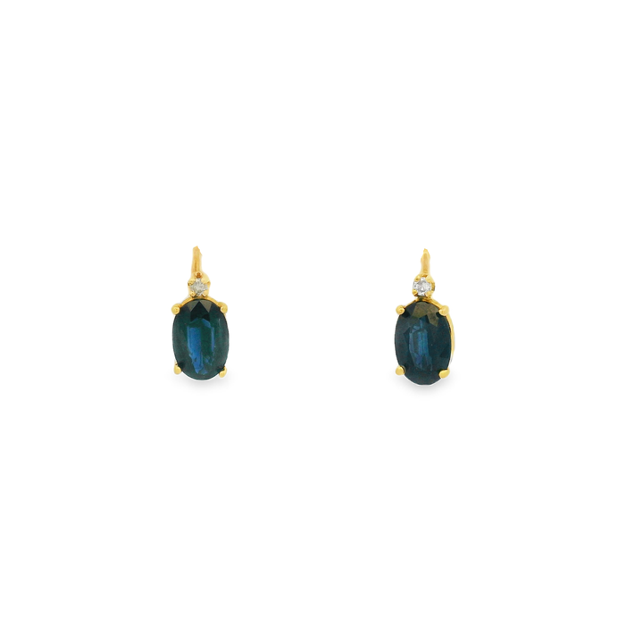 Estate Colored Stone Earrings