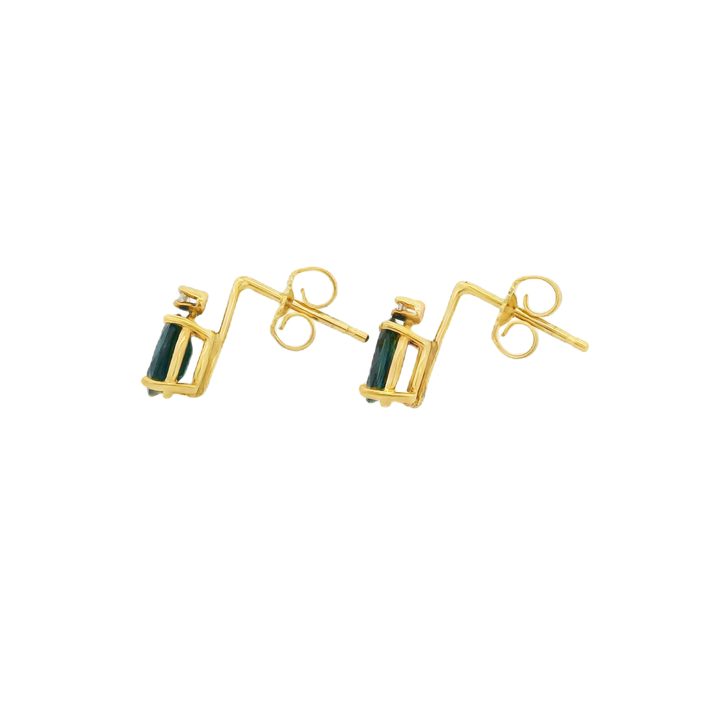 Estate Colored Stone Earrings