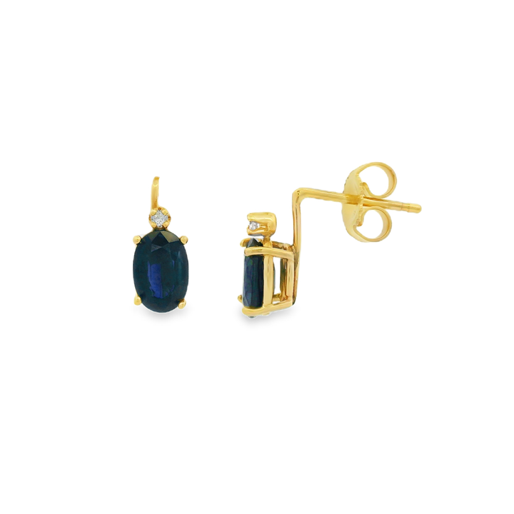 Estate Colored Stone Earrings