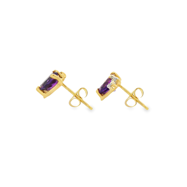 Estate Colored Stone Earrings