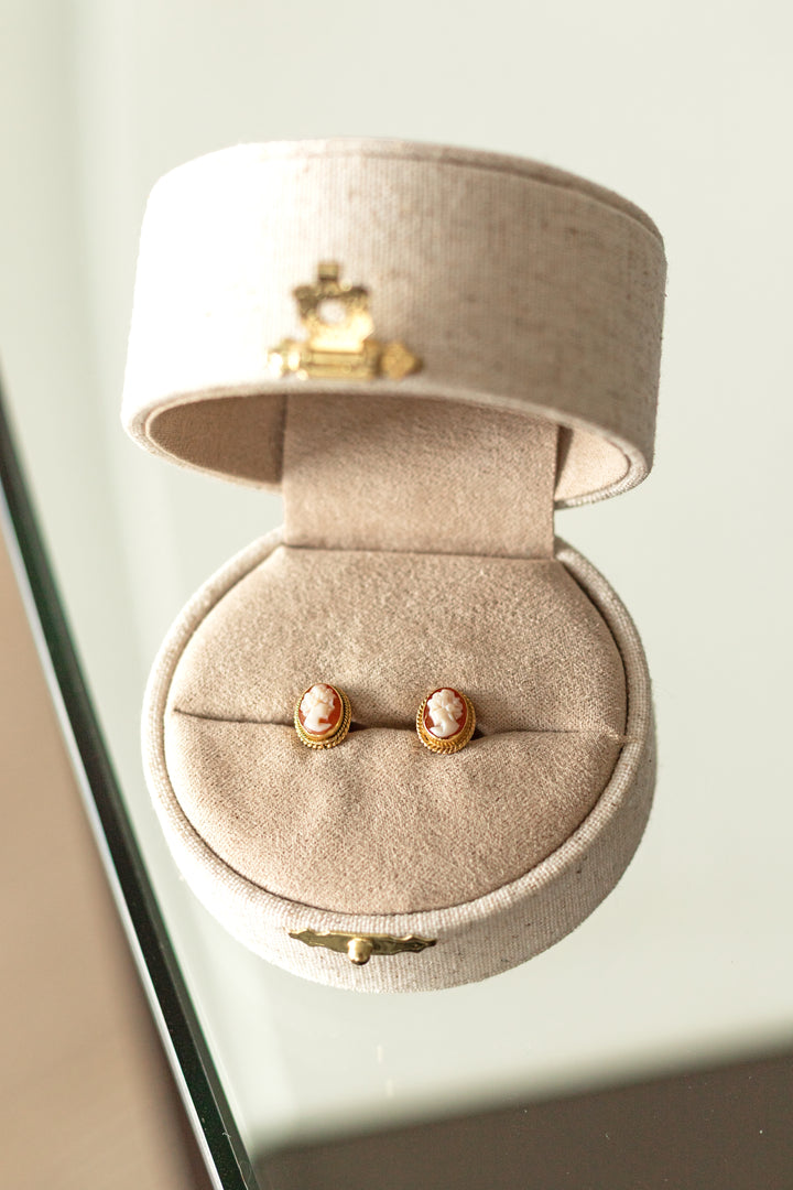 Estate Colored Stone Earrings