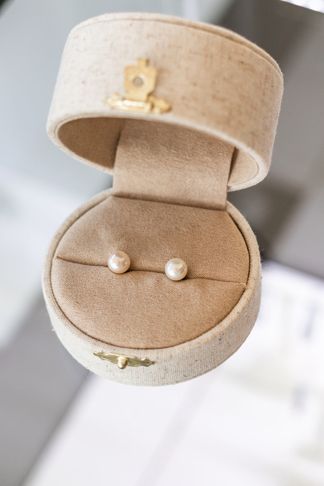 Estate Color Stone Earring