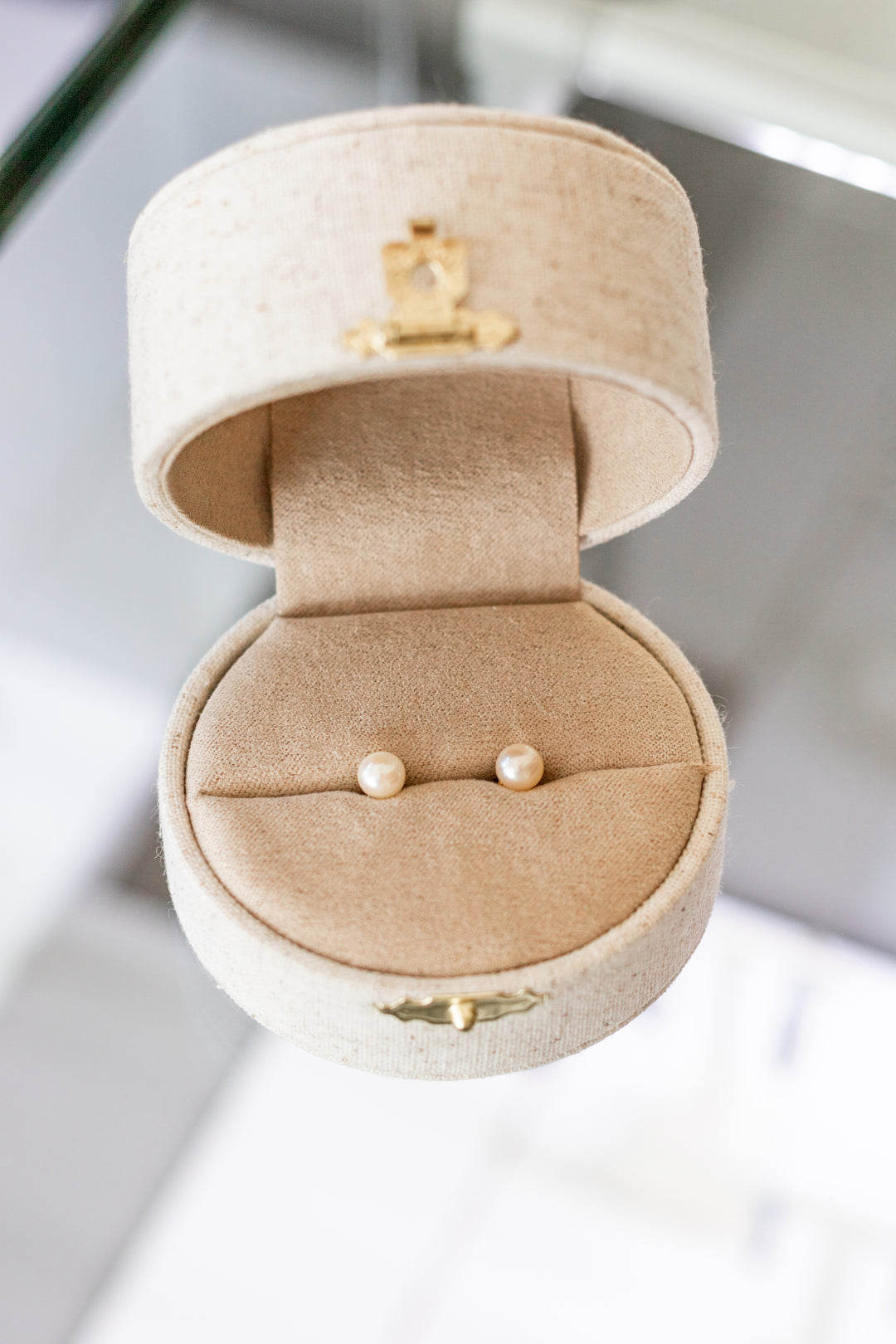 Estate Color Stone Earring