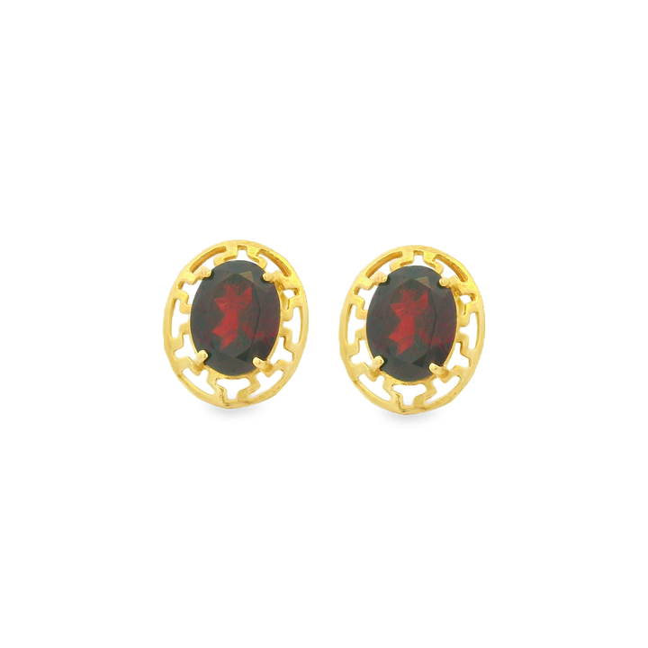 Estate Colored Stone Earrings