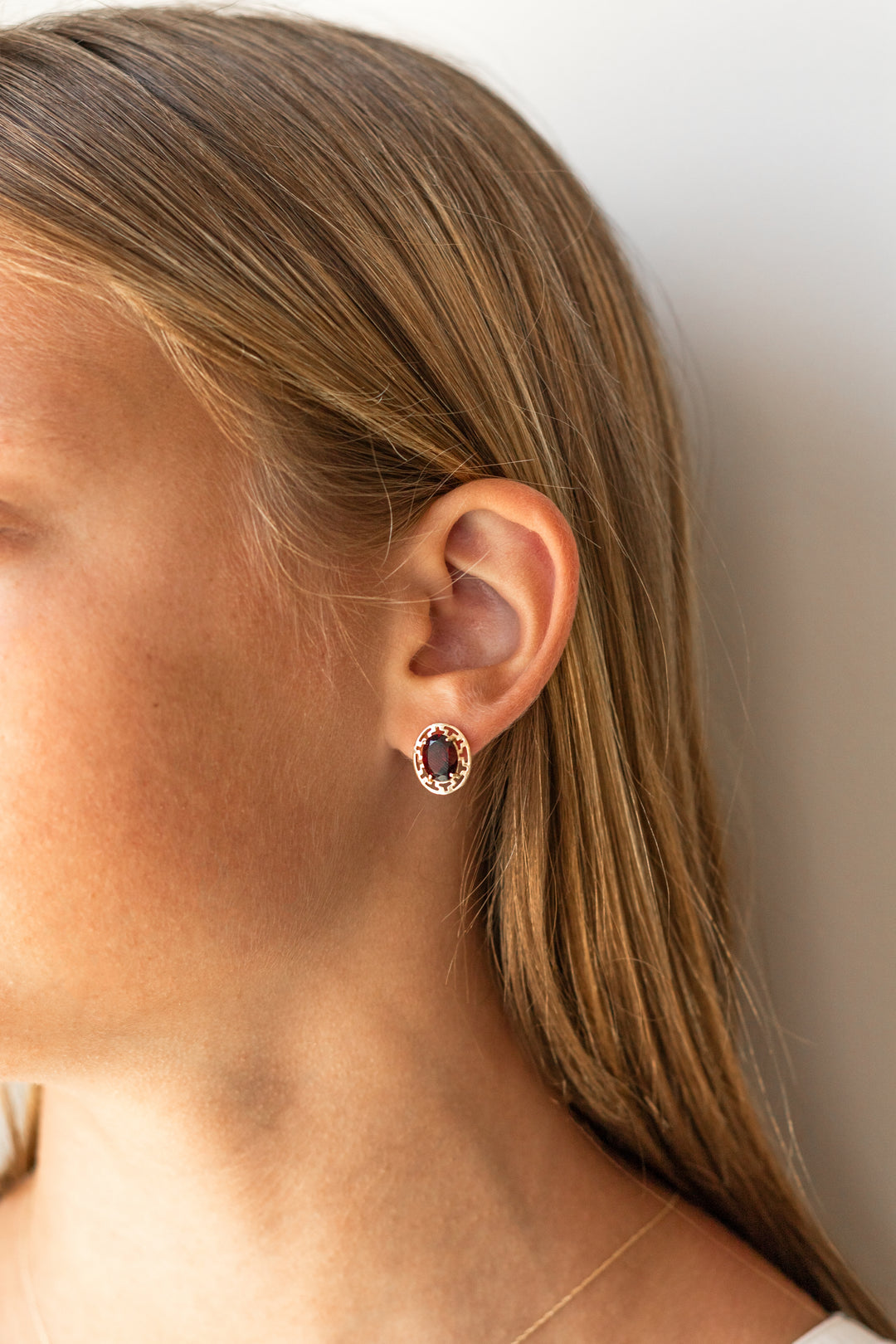 Estate Colored Stone Earrings