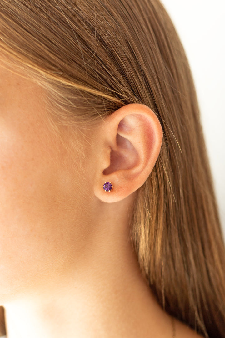 Estate Colored Stone Earrings