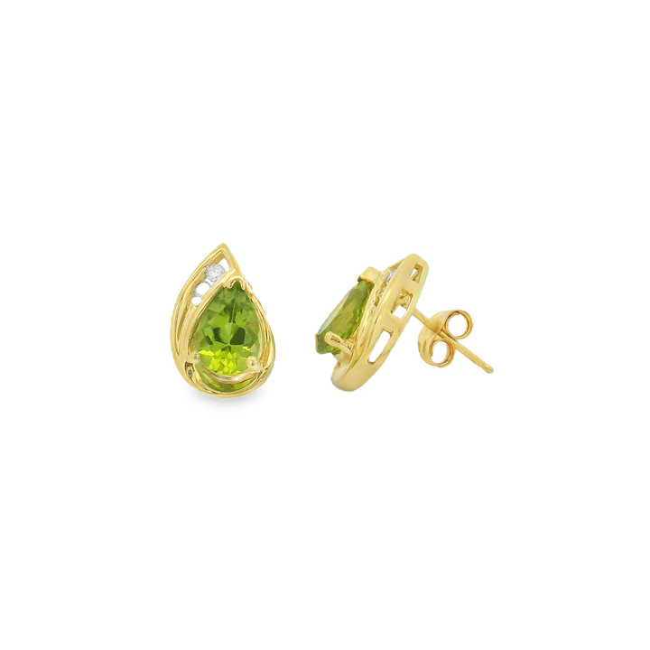 Estate Colored Stone Earrings