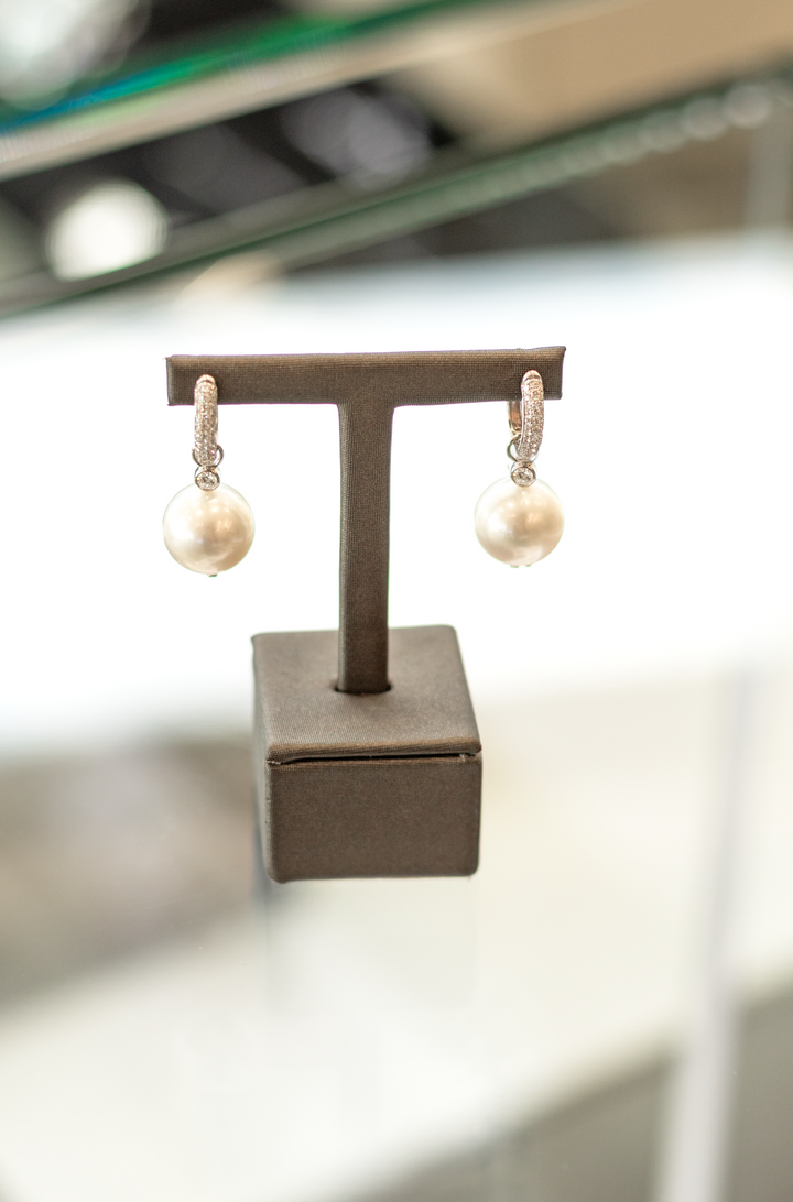 Estate Colored Stone Earrings