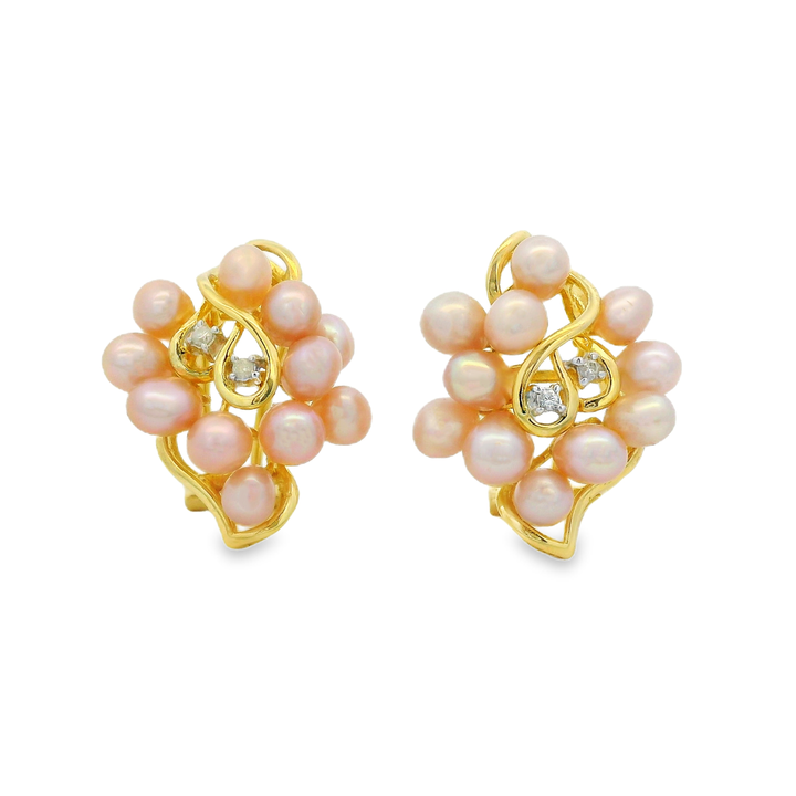 Estate Colored Stone Earrings
