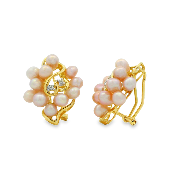 Estate Colored Stone Earrings