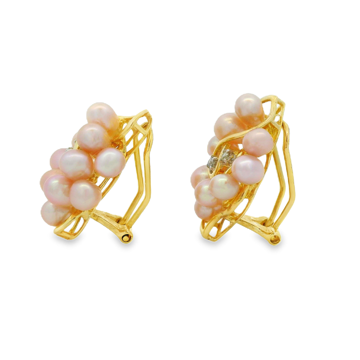 Estate Colored Stone Earrings