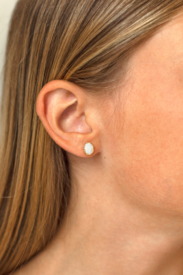 Estate Colored Stone Earrings