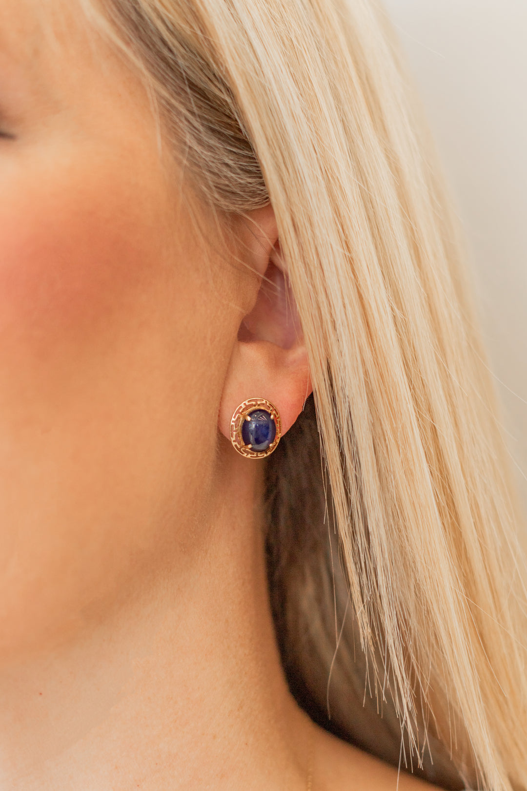 Estate Colored Stone Earrings