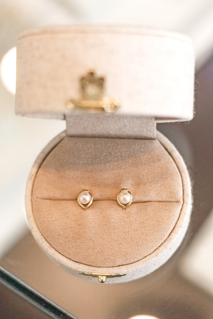 Estate Colored Stone Earrings