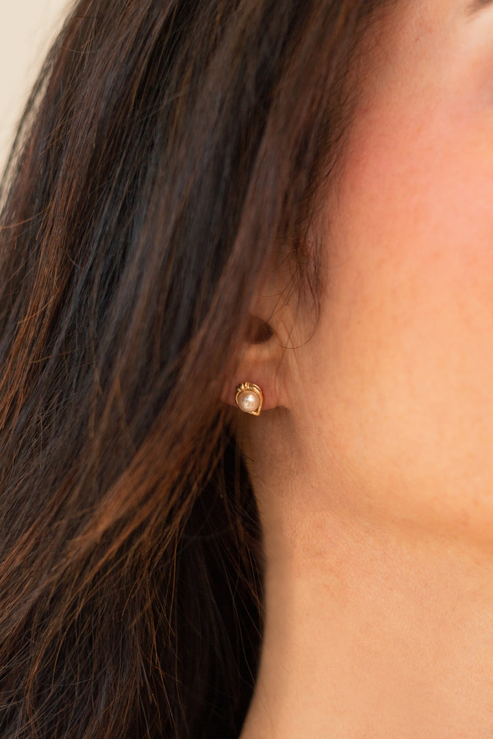 Estate Colored Stone Earrings