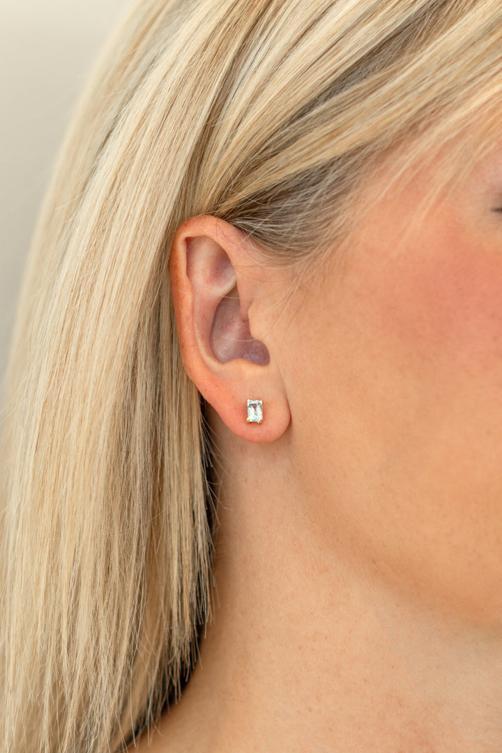 Estate Colored Stone Earrings