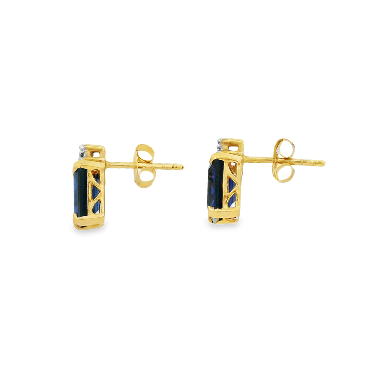 Estate Colored Stone Earrings