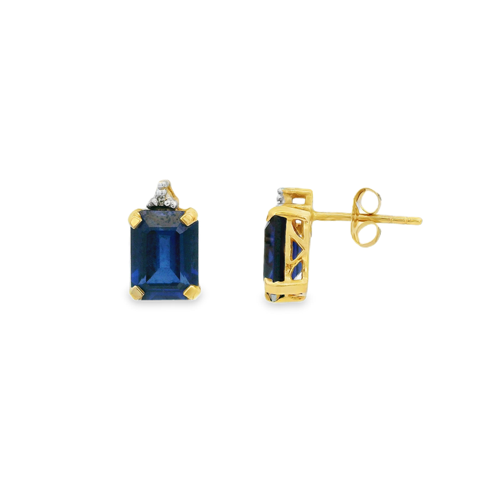 Estate Colored Stone Earrings