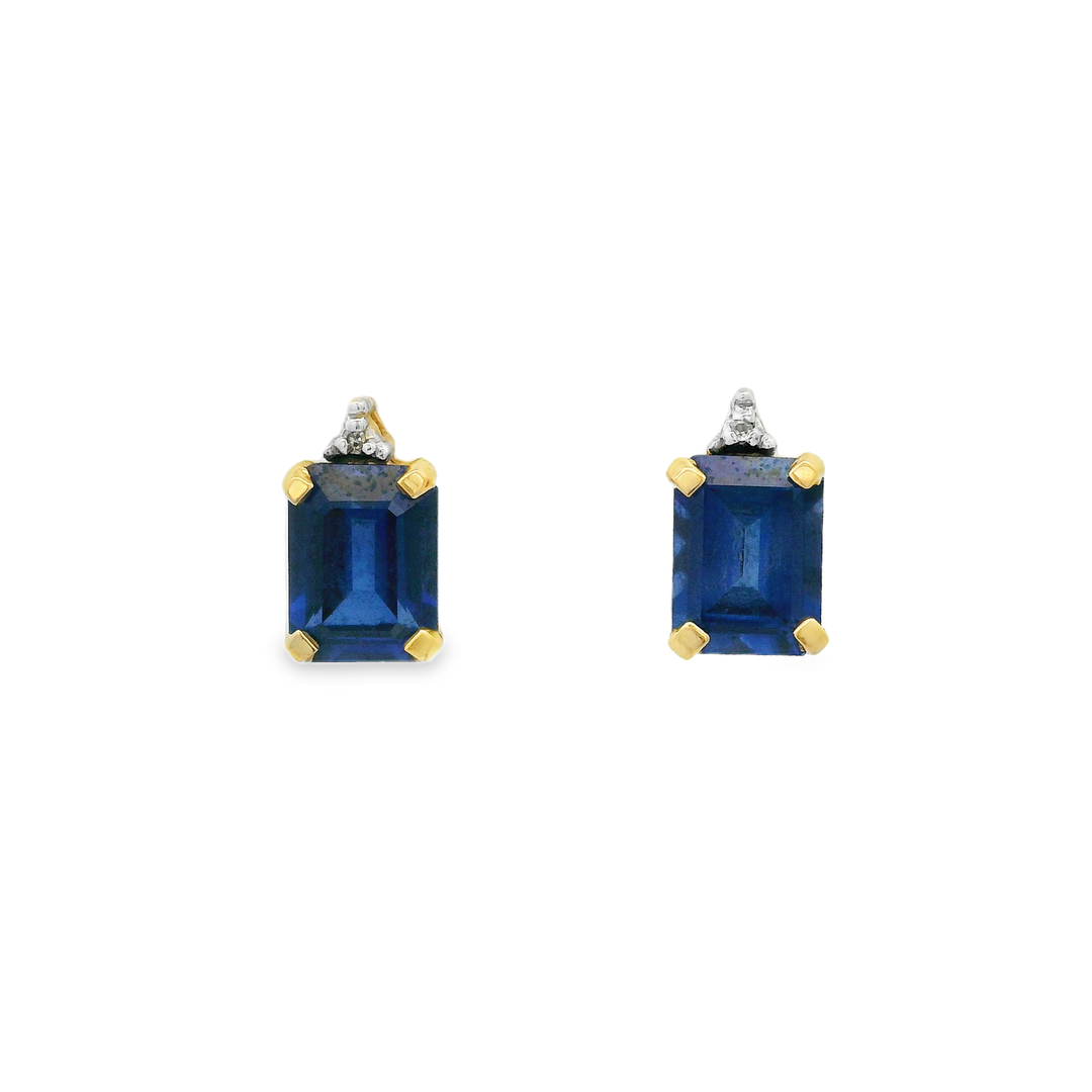 Estate Colored Stone Earrings
