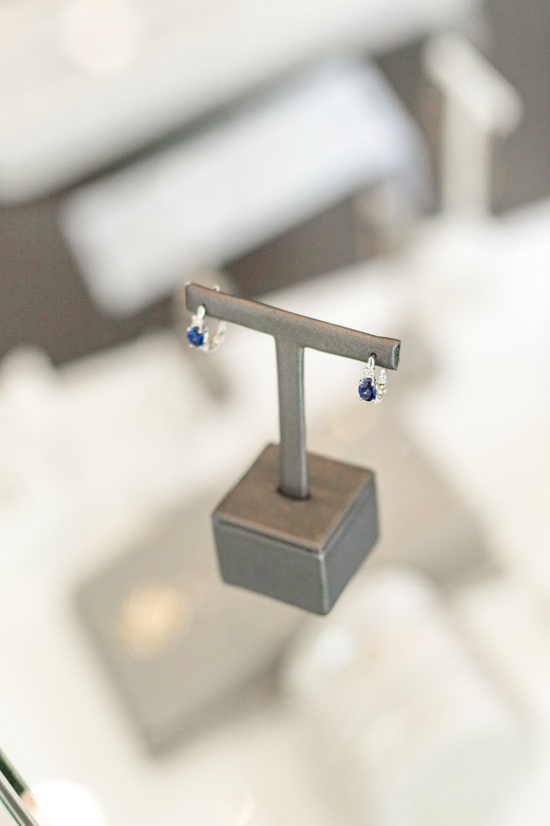 Estate Colored Stone Earrings